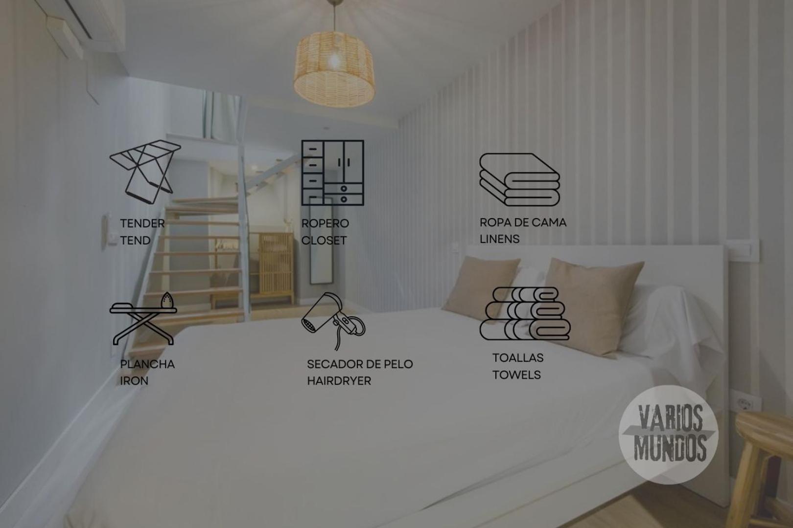 New&Cool Apt En El Centro De Madrid Para 9Pax E2 Bagian luar foto