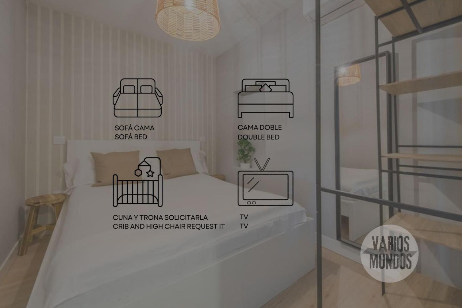 New&Cool Apt En El Centro De Madrid Para 9Pax E2 Bagian luar foto
